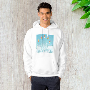 Weltraumraketen explodieren hoodie