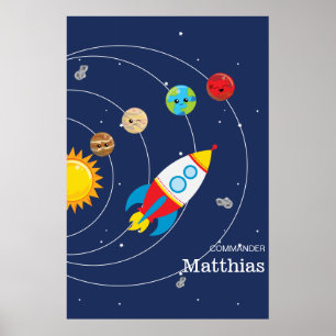 Weltraumraumastronaut Poster