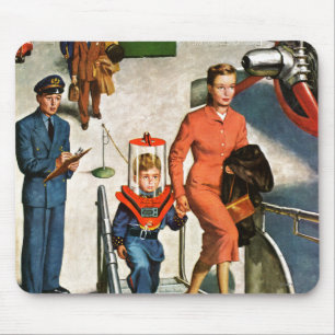 Weltraumreisender Mousepad