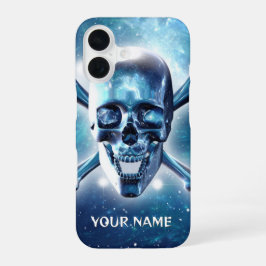 Weltraumschädel. Personalisierter TelefonCase iPhone 16 Hülle