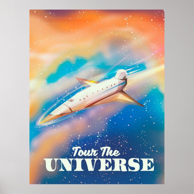 Weltraumschiff Tour Poster (Vorne)