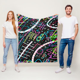 Weltraumschimmel Fleecedecke