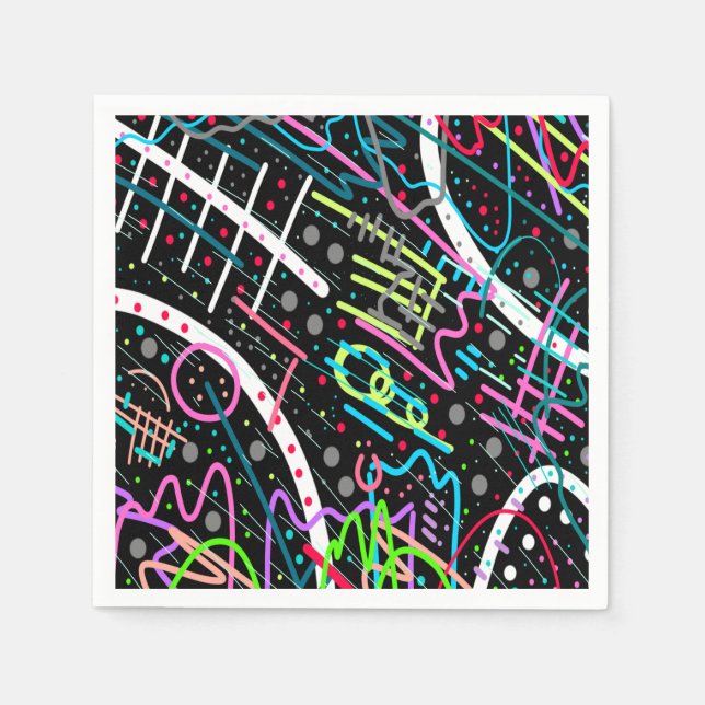 Weltraumschimmel Serviette (Vorderseite)