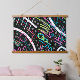 Weltraumschimmel Wandteppich Mit Holzrahmen