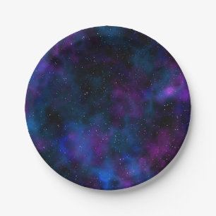 Weltraumschönes Galaxie-Sternbild Pappteller