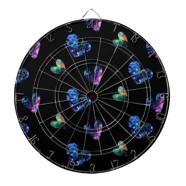 Weltraumschwerpunkte Dartscheibe (vorne)