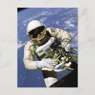 Weltraumspaziergang Postkarte