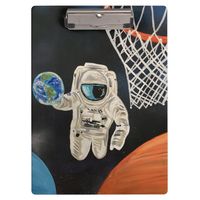 Weltraumspiele Klemmbrett (Vorderseite)