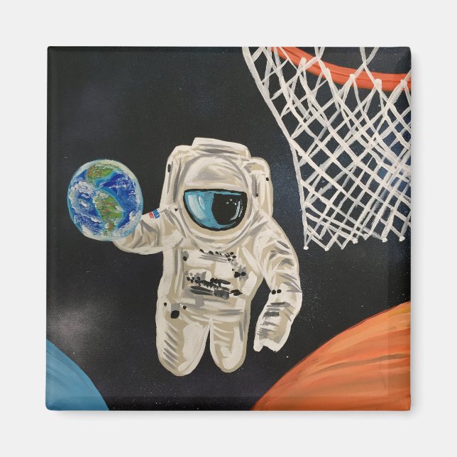 Weltraumspiele Magnet (Vorne)