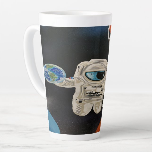 Weltraumspiele Milchtasse (Linke Ecke)