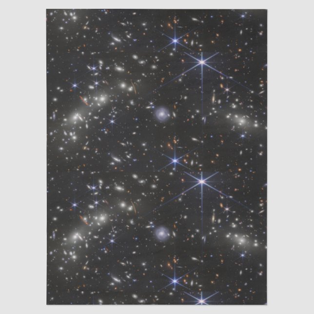Weltraumstars Galaxien Sonnensystem Seidenpapier (Vorderseite)