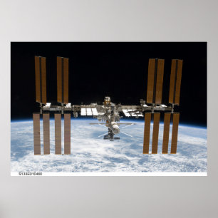 Weltraumstation-Plakat ISS Poster