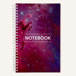 Weltraumstaub Cosmic Colorful Spiralnotebook Notizbuch