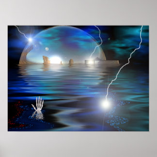 Weltraumsturm Poster