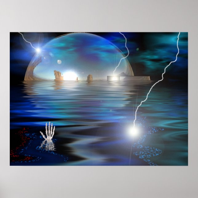 Weltraumsturm Poster (Vorne)