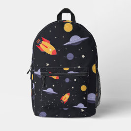 Weltraumthema Bedruckter Rucksack