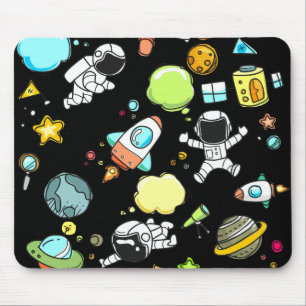Weltraumthema Mousepad