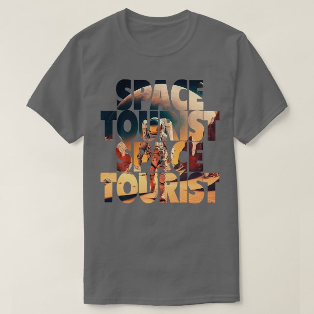 Weltraumtourismus Weltraumraumflugzeug Lon T-Shirt (Design vorne)