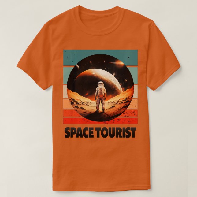 Weltraumtourismus Weltraumraumflugzeug Lon T-Shirt (Design vorne)