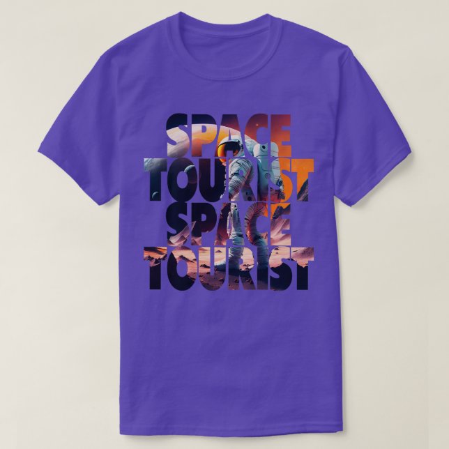 Weltraumtourismus Weltraumraumflugzeug Lon T-Shirt (Design vorne)