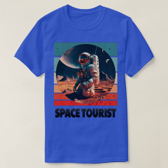 Weltraumtourismus Weltraumraumflugzeug Lon T-Shirt (Design vorne)