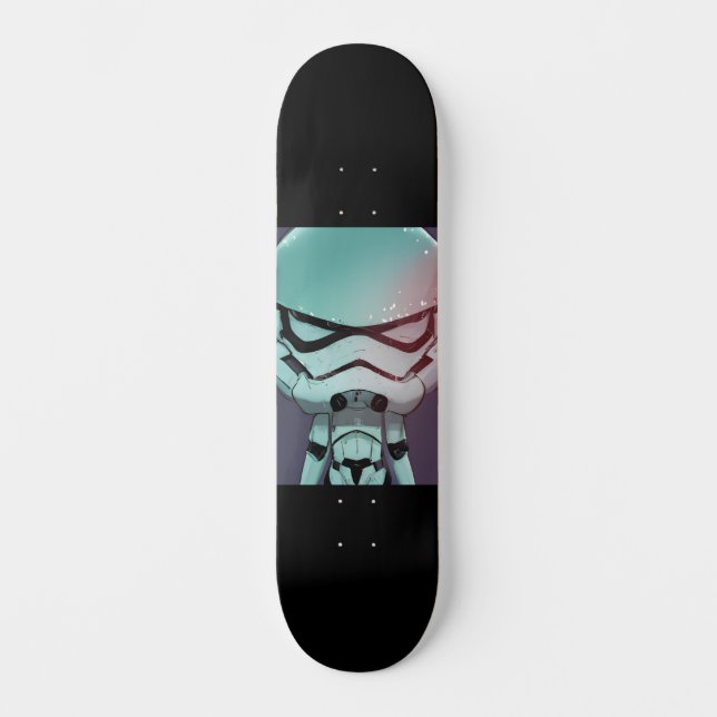 Weltraumtrooper Skateboard (Vorderseite)