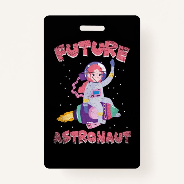 Weltraumwissenschaft Kosmonauten Kinder geben Zuku Ausweis (Vorderseite)