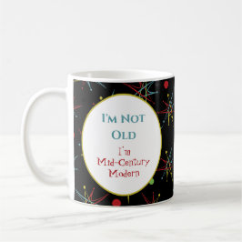 Weltraumzeitalter Atomic Retro nicht alt Mitte Jah Kaffeetasse