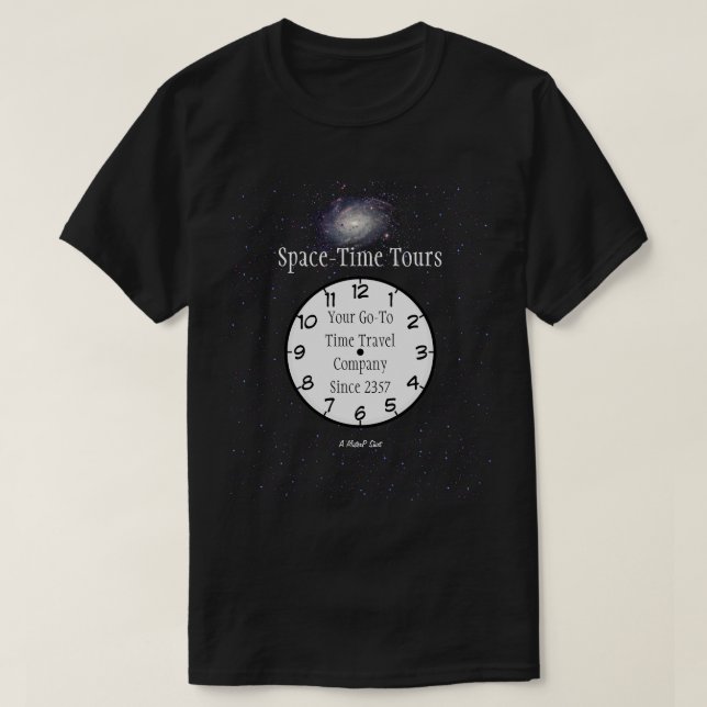 Weltraumzeitreisen - Ein MisterP-Shirt T-Shirt (Design vorne)
