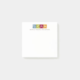 Weltreise-Holdings Post-it Klebezettel