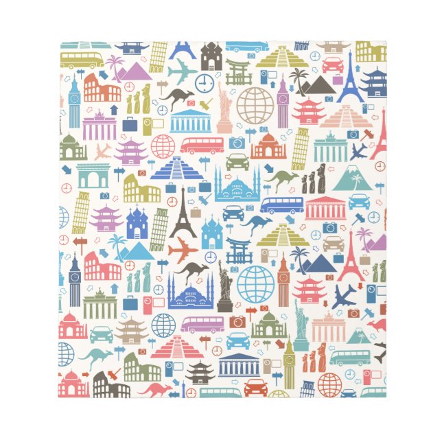 Weltreise Notizblock (Vorderseite)