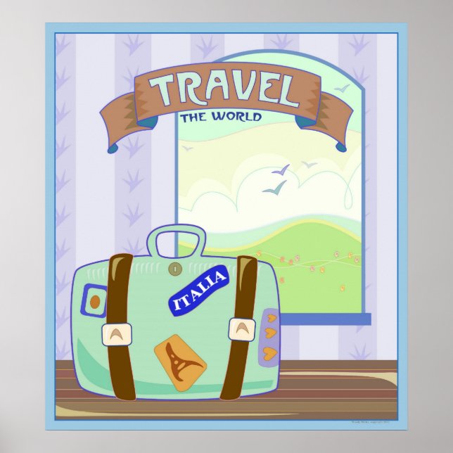 Weltreise Poster (Vorne)