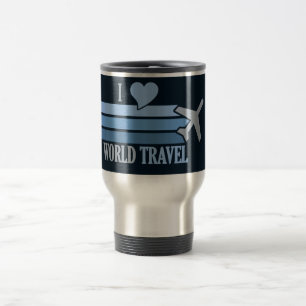 Weltreise-Tasse - wählen Sie Art u. Farbe Reisebecher