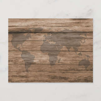 Weltreisen Postkarte