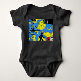 Weltreisende Baby Strampler