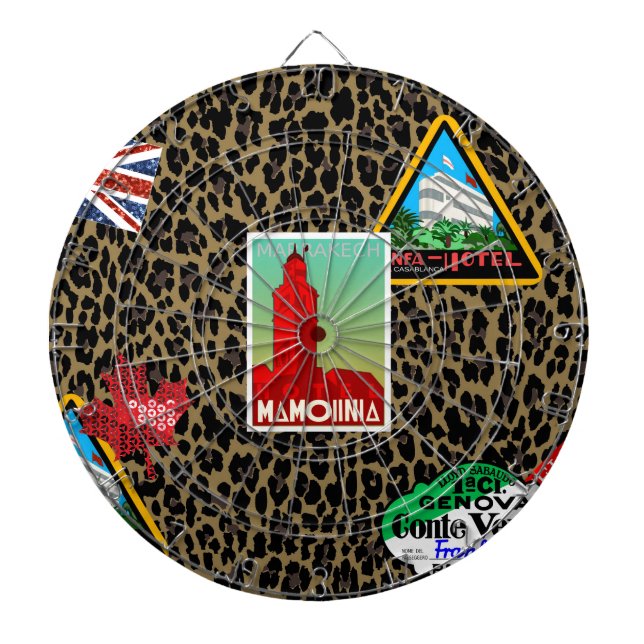 Weltreisende Dartscheibe (vorne)