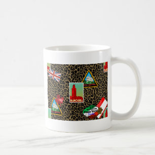Weltreisende Kaffeetasse