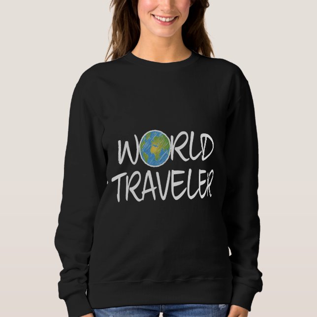 Weltreisende Sweatshirt (Vorderseite)