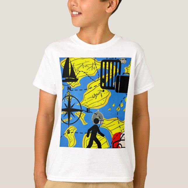 Weltreisende T-Shirt (Vorderseite)