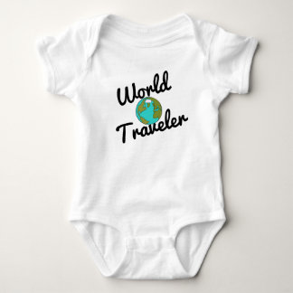 Weltreisender Baby Strampler