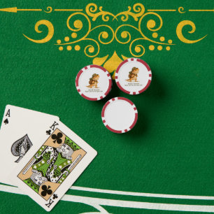 Weltreisender Bartagamen-Kunst Pokerchips