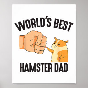 Welts Hamster-Vater-Kostüm für Tierliebhaber Hamst Poster