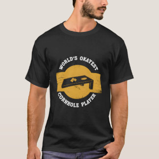 Welts Okayester Cornhole-Spieler Cornhole T-Shirt