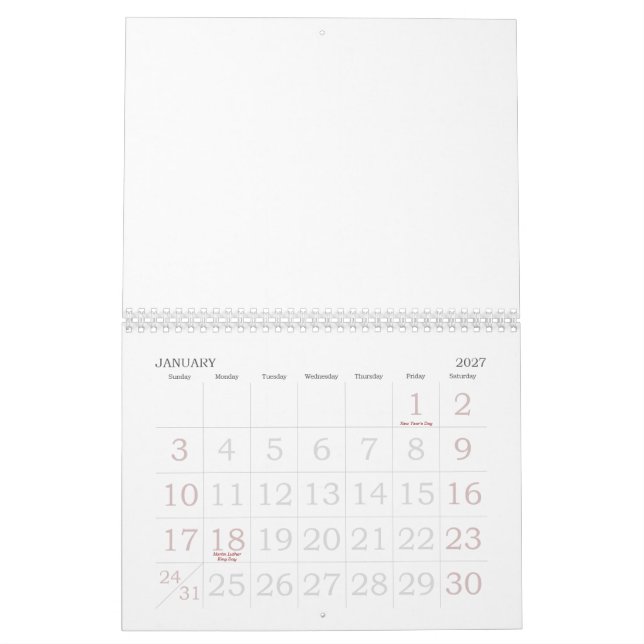 WELTschach CALANDER Kalender (Jan 2027)