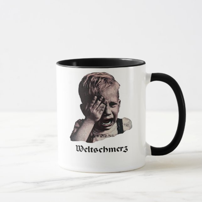 Weltschmerz | "Weltschmerz " Tasse (Rechts)