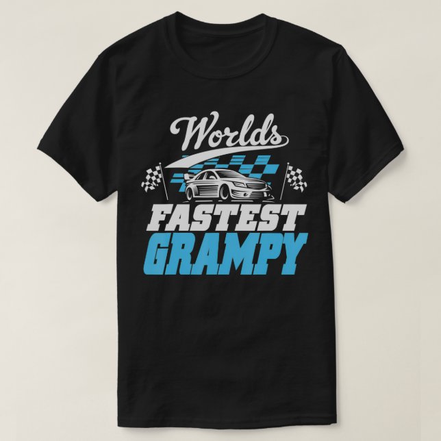 Weltschnellste graue Rasse Schachtel T-Shirt (Design vorne)