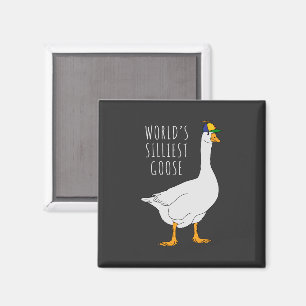 Weltsilberste Gans Magnet