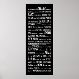 Weltstädte Poster