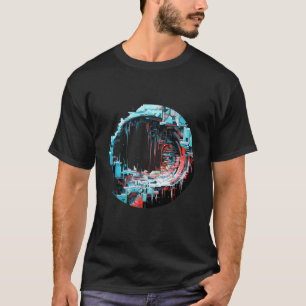 Weltstadtzirkel Optimistischer Spaß Abstrakt T-Shirt