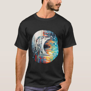 Weltstadtzirkel Optimistischer Spaß Abstrakt T-Shirt